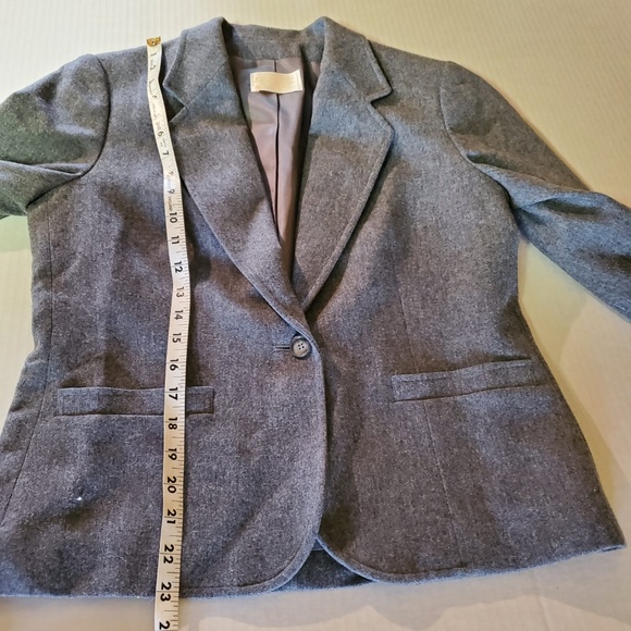 PENDLETON 100% Virgin Wool Gray Suit Jacket - Picture 8 of 8